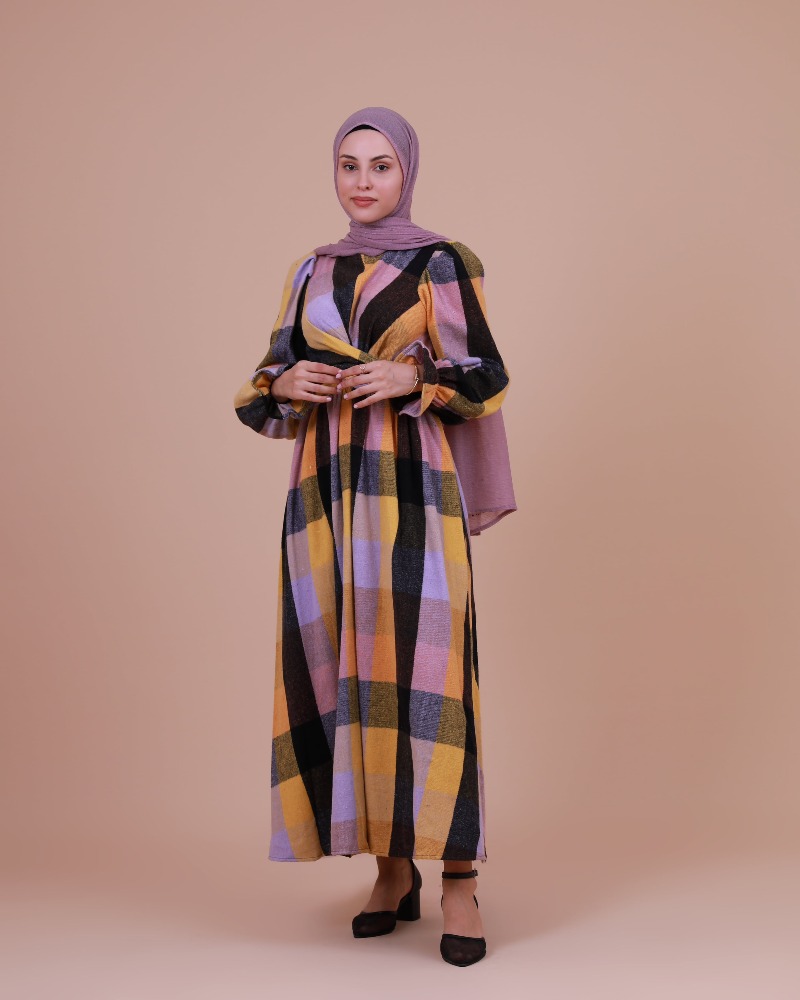 PURPLE CARRO DRESS