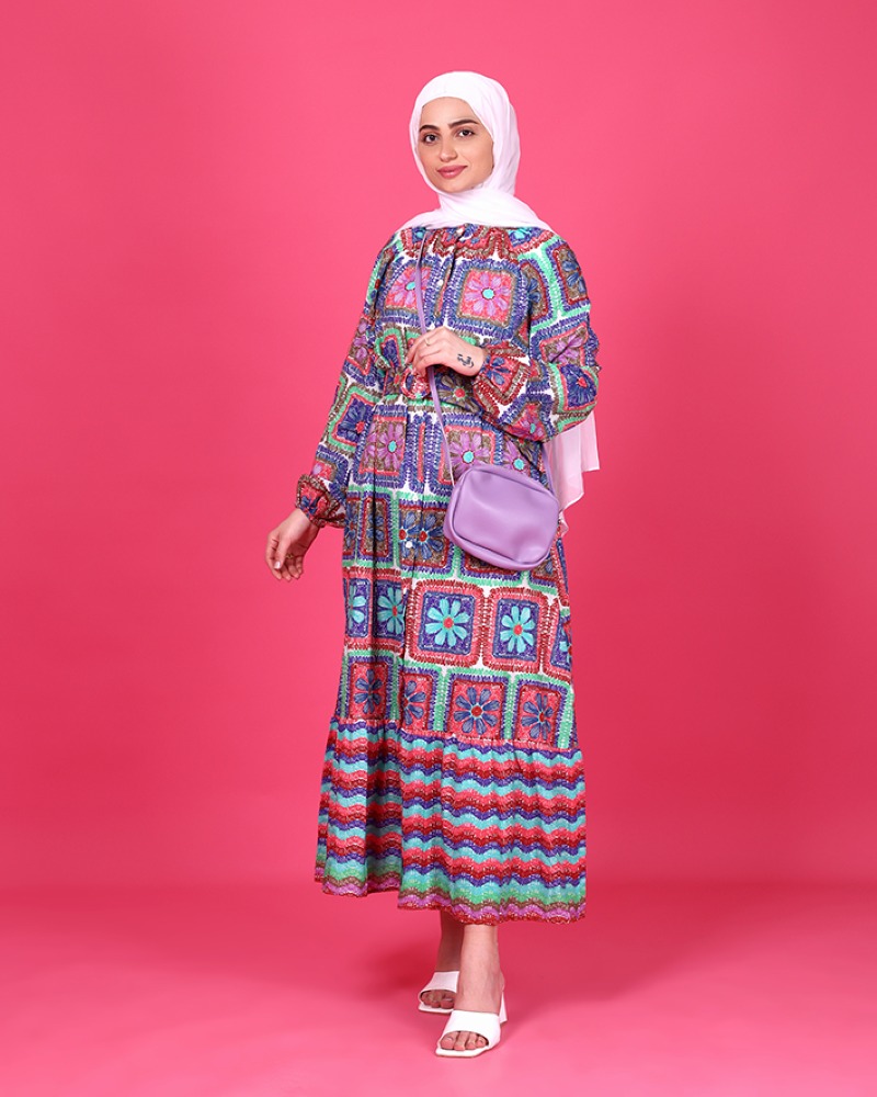 COLOFUL DRESS